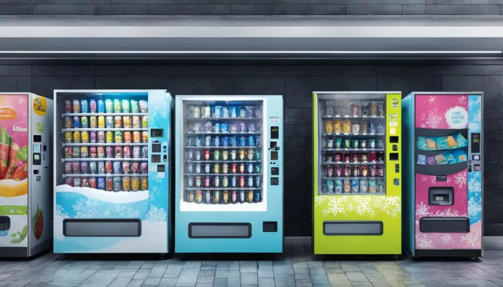 冷凍自動販売機導入の効果と成果