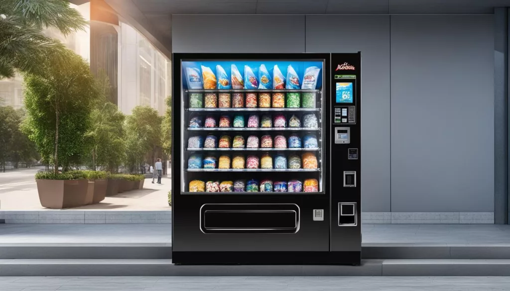 冷凍自販機の画像